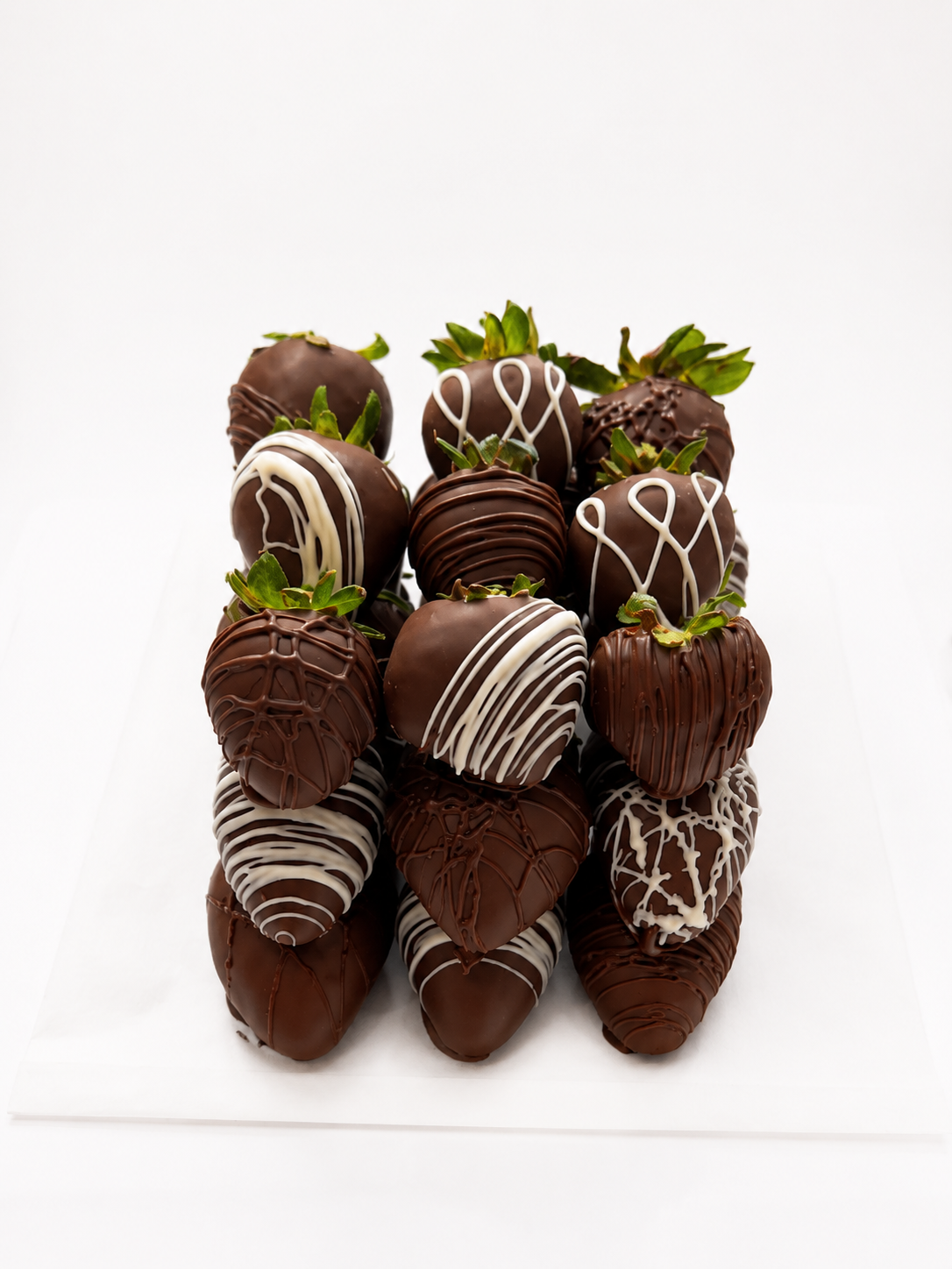 CHOCOLATE COVERED STRAWBERRY CAKE